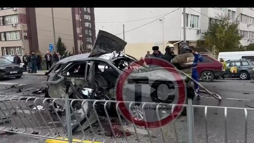 VIDEO Oficial militar rus din Crimeea, ucis în explozia unei mașini / Pravda: Serviciile secrete ucrainene au asasinat un căpitan al Flotei ruse de la Marea Neagră