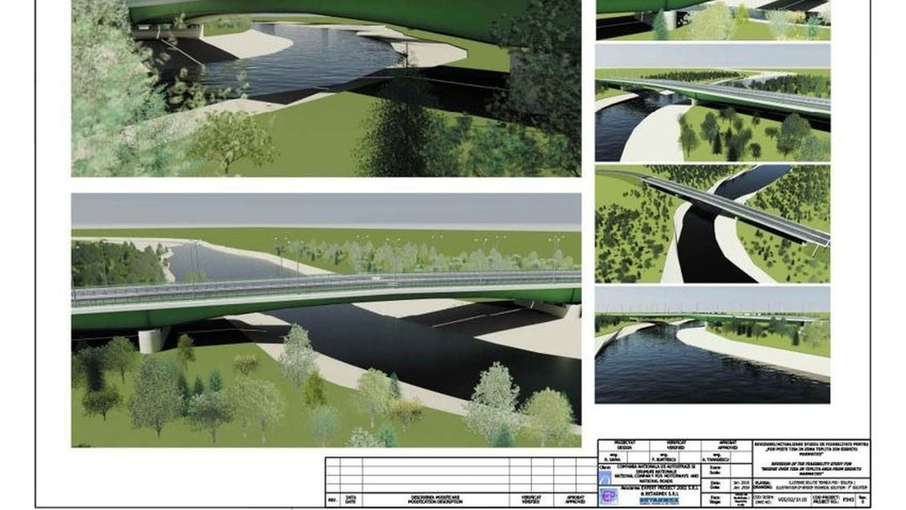 Poduri noi între România și Ucraina : Ministerul Transporturilor a emis Autorizația de Construire pentru podul peste Tisa de lângă Sighetu Marmației. Podul istoric de la vama cu Ucraina este din lemn și are limită de 3,5 tone