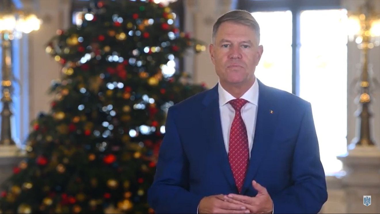 VIDEO Mesajul președintelui Iohannis de Crăciun: La finalul unui an foarte dificil, să ne reîntoarcem la semnificațiile acestei sărbători! 