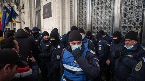 Jandarmeria anunță că va face demersuri pentru sancţionarea organizatorilor şi participanţilor la protestul AUR care au încălcat legea