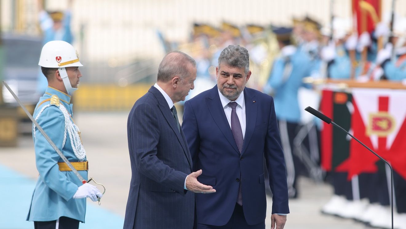 Ciolacu: Președintele Erdogan este un lider cu viziune care a știut întotdeauna care îi sunt prietenii adevărați, iar România a răspuns pe măsură / Vizăm o cooperare mai strânsă a industriilor de apărare