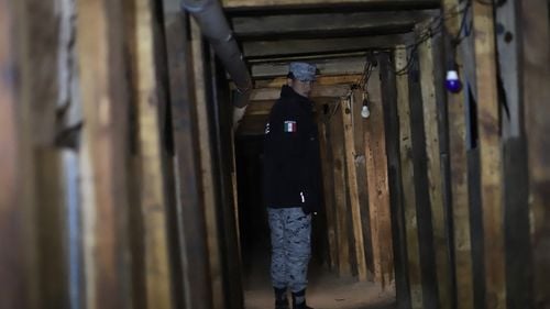 Tunelul ascuns de la granița dintre SUA și Mexic va fi sigilat