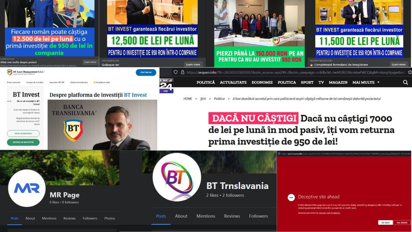 Avertisment de la Directoratul pentru Securitate Cibernetică: Val de reclame false pe social media, care folosesc branding-ul BT