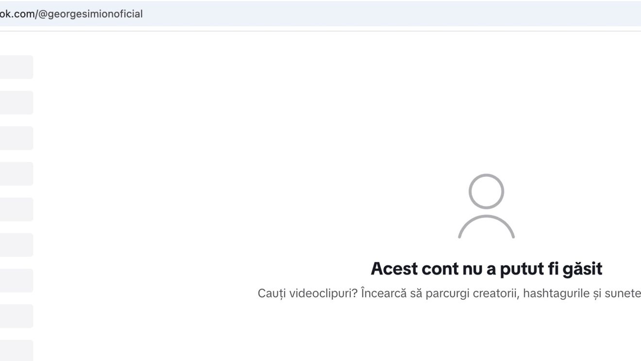 UPDATE Contul oficial de TikTok al lui George Simion, dar și contul de Facebook nu mai pot fi accesate pe platformele sociale / Simion și-a închis singur cele două conturi și postează în continuare pe X