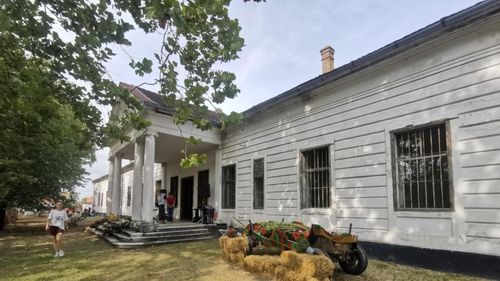 FOTO Conac nobiliar de secol XIX din Banat și-a redeschis porțile pentru public / Muzică, ateliere și expoziții în curtea umbrită de arbori rari