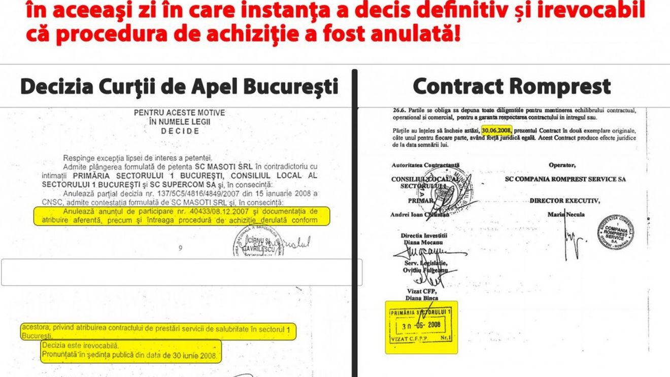 Clotilde Armand: Am aflat ceva incredibil. Contractul cu compania Romprest nu există