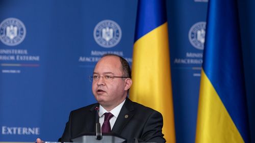 Ministrul Aurescu: „Începând de astăzi Ambasada României la Kiev și-a reluat activitatea” / Diplomatul român participă la reuniunea informală a miniştrilor de externe din statele membre NATO de la Berlin