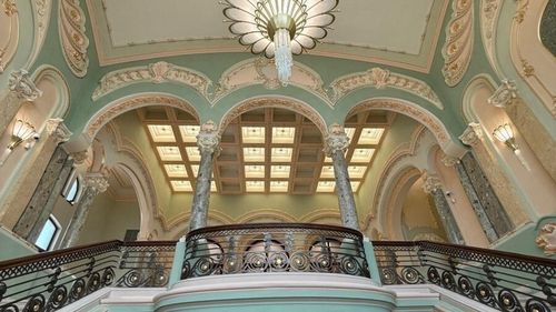 VIDEO Imagini spectaculoase din interiorul Cazinoului din Constanța, reabilitat complet / Cum se vede din dronă simbolul Art Nouveau al orașului / Saga restaurării monumentului istoric pe care Radu Mazăre voia să îl vândă la „ruși, turci sau arabi bogați” (galerie foto)