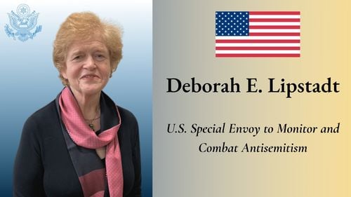 Antisemitismul nu este adesea luat în serios până când nu devine mortal - Deborah Lipstadt, trimis special al SUA pentru Monitorizarea și Combaterea Antisemitismului