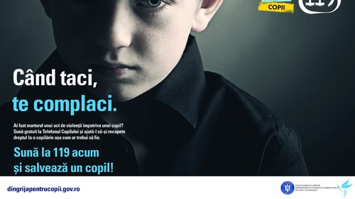 Campanie civică inedită pentru salvarea copiilor abuzați, exploatați sau neglijați: ”#119înSCARAmea” propune oamenilor să lipească un afiș la intrarea în bloc și să viralizeze inițiativa pe rețelele de socializare