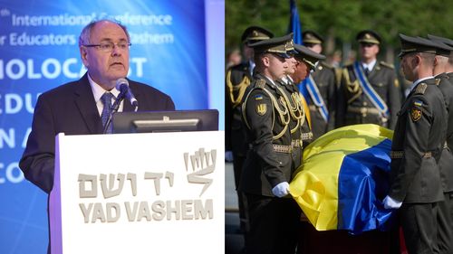 Președintele Memorialului Holocaustului Yad Vashem de la Ierusalim, acuzat de „propagandă rusească” de către ucraineni pentru criticarea reînhumării unui lider ultra-naționalist la Kiev