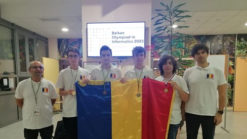 România obţine locul I la Olimpiada Balcanică de Informatică