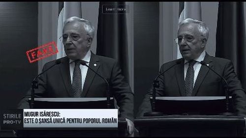VIDEO Mugur Isărescu, varianta "deep fake" vs originalul. BNR arată cum a fost modificat discursul original al guvernatorului într-un mesaj fals care promovează o platformă financiară inexistentă