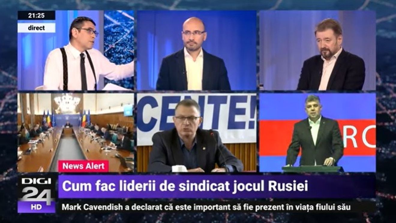 VIDEO Derapaj Digi 24: Postul care a primit bani de la PNL a titrat despre greva profesorilor ”Cum fac liderii de sindicat jocul Rusiei”