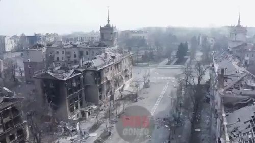 VIDEO Cum arată Mariupol după trei luni de bombardamente rusești/ Orașul fantomă unde nu mai există niciun semn de viață