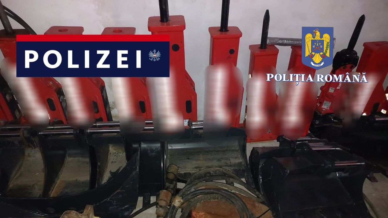 Un bărbat căutat de autorităţile austriece pentru furturi de utilaje în valoare de peste 240.000 de euro a fost reţinut la Sibiu
