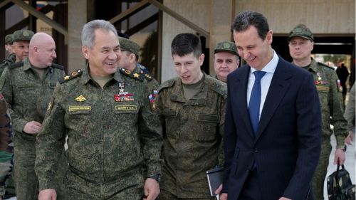 Ministrul rus al Apărării, Serghei Șoigu, a ajuns în Siria pentru a supraveghea exercițiile navale din estul Mediteranei