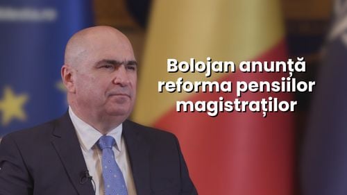 Premierul Ilie Bolojan despre reforma pensiilor magistraților