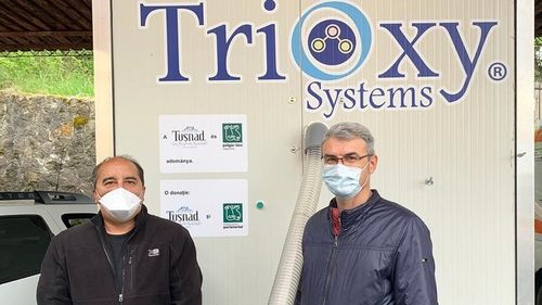 Apemin Tușnad și Fundația pentru Parteneriat din Miercurea Ciuc au donat o instalație de dezinfectare cu ozon Serviciului Județean de Ambulanță Harghita