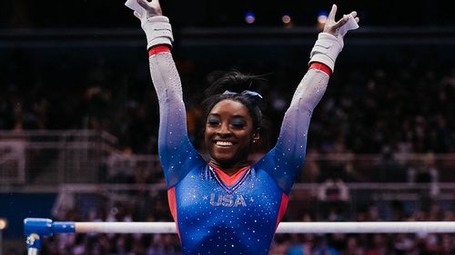 Simone Biles a câștigat al 22-lea său titlu mondial după ce s-a impus în finala de la bârnă