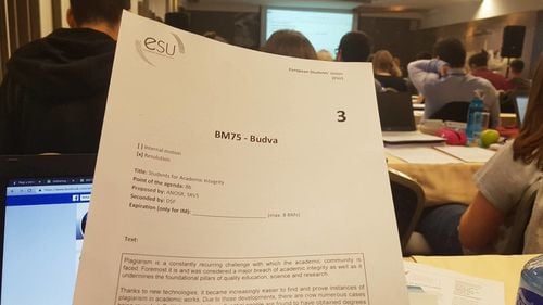 DOCUMENT Amnistie pe plagiate – Reacție la nivel european: Reprezentanții studenților din Europa au adoptat o rezoluție prin care condamnă amnistierea