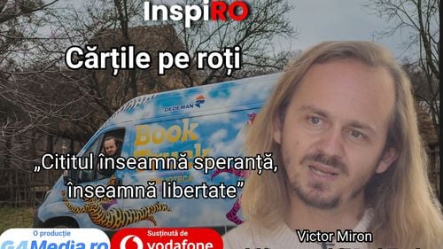 Victor Miron, omul care de 10 ani insuflă în moduri inedite dragostea pentru lectură