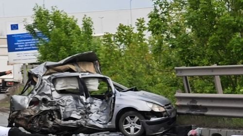 Trafic blocat pe Centura București, pe sensul Bragadiru – Chitila în urma unui accident rutier / Intervenție a elicopterului SMURD