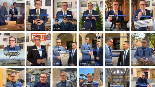 VIDEO Victor Ponta are postări pe TikTok cu doar câteva mii de vizualizări, dar cu aproape 90.000 de like-uri / Ponta acuză un atac cu boți lansat de PSD sau AUR și arată că Tiktok a șters la cererea sa 16.000 de urmăritori falși