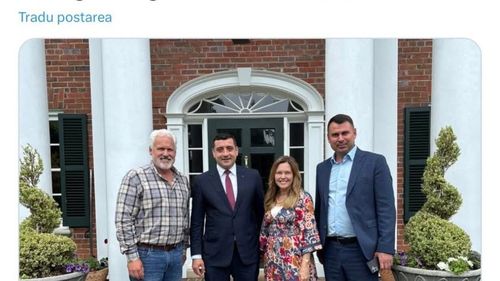 George Simion, la Washington, alături de moldoveanul Vasile Costiuc, om cu multiple legături cu Moscova / Cei doi s-au întâlnit cu Matt Schlapp, un republican care a scăpat de un dosar de agresiune sexuală împotriva unui bărbat după ce a plătit 480 de mii de dolari