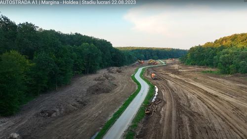 VIDEO Autostrada A 1 Lugoj-Deva : UMB a făcut ,,un pic de organizare de șantier", dar încă nu a predat proiectul tehnic, spune ministrul Sorin Grindeanu/Apar primele utilaje pentru foraj