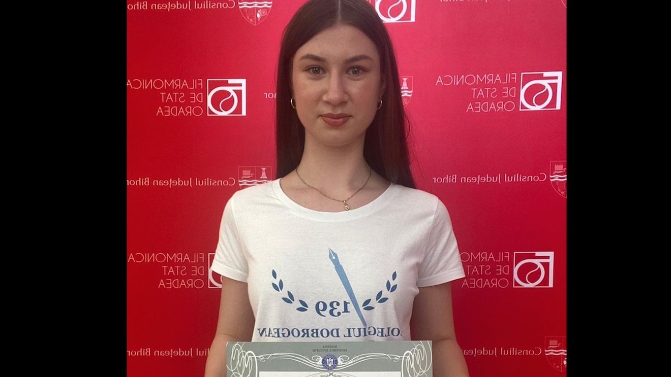 Câştigătoarea Olimpiadei de limba română din Ucraina vrea să urmeze o facultate în România / "E cam greu cu sunete de alarmă (...) Avem subsol unde ne ducem când sună alarma, dar acolo nu putem face lecţii, pentru că suntem stresaţi şi aşteptăm ştiri”