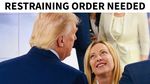Trump o ironizează din nou pe Meloni cu o imagine provocatoare postată online / „Este nevoie de un ordin de restricţie!”