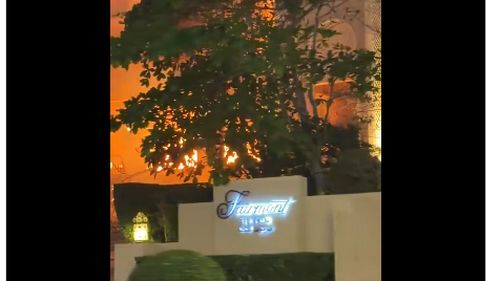VIDEO Incendiu la un hotel de lux din Dubai în timpul unui atac iranian cu rachete. Conflictul din Orientul Mijlociu, în desfășurare
