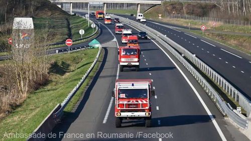 Doua convoaie franceze cu ajutor umanitar pentru refugiații din Ucraina ajung în hubul de la Suceava
