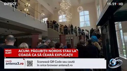 Sute de clienți Nordis stau la coadă pentru a obține informații despre procedura de despăgubire 
