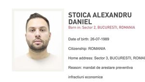 Alex Stoica, capul unei rețele de interlopi români din SUA care furau din bancomate, a fost adus în țară / Era urmărit internațional din categoria ”most wanted” pentru spălare de bani