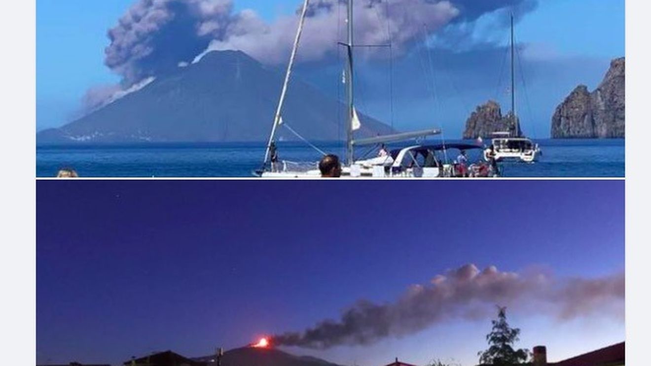 Vulcanii Etna și Stromboli au erupt în aceeași zi