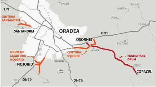 Bolojan anunță finalizarea licitației pentru construcția centurilor metropolitane ale Oradiei, contract adjudecat pentru suma de 38 de milioane de euro: Până în toamna anului viitor, firma Porr ar urma să construiască trei centuri noi în Oșorhei, Nojorid și Sântandrei