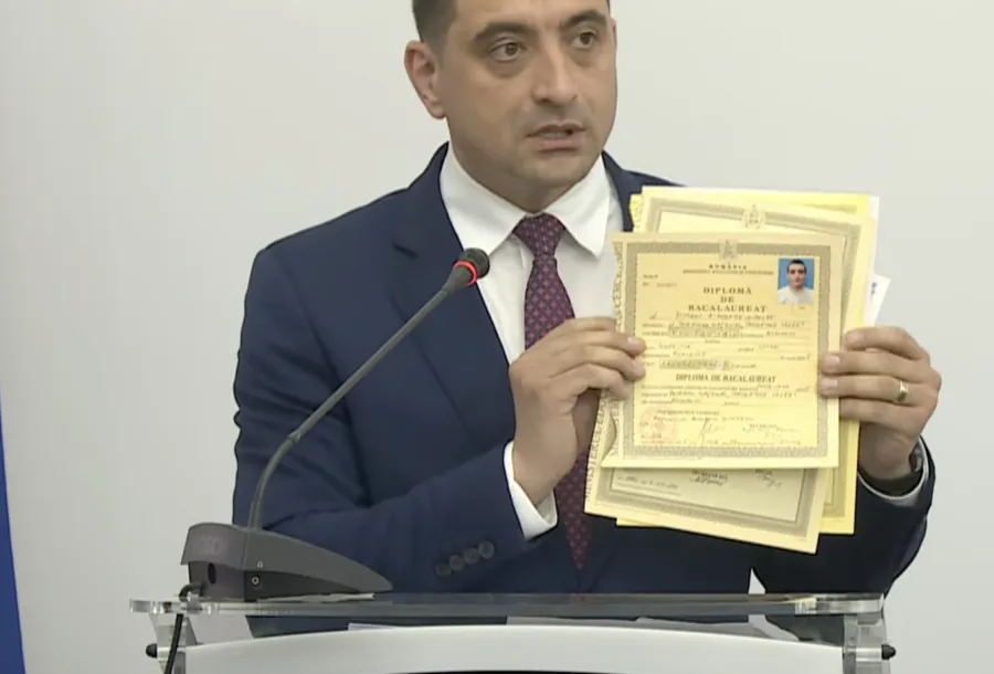 Diplomă Bac George Simion