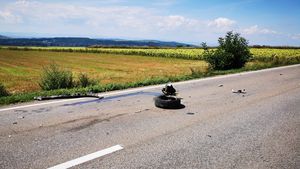 Trei copii şi doi adulţi răniţi în accident rutier la ieşire din Dărmăneşti / Nouă persoane au fost implicate, traficul rutier blocat pe ambele sensuri