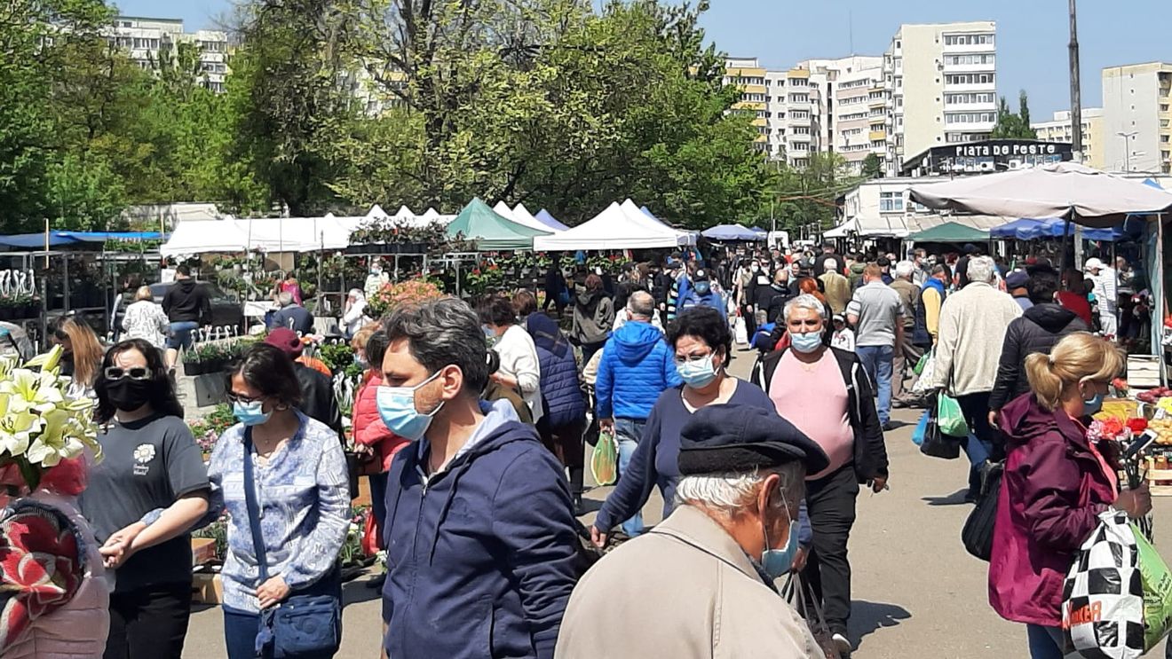Incidența COVID în București continuă trendul de ușoară scădere