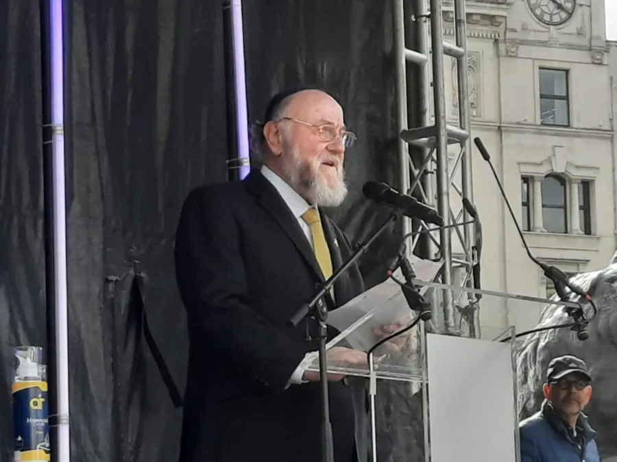 comemorare israel hamas trafalgar square londra