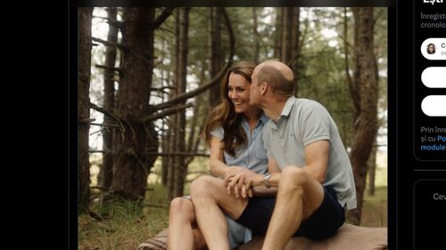 Prinţul William a publicat o fotografie rară cu Kate Middleton pentru Ziua Îndrăgostiţilor