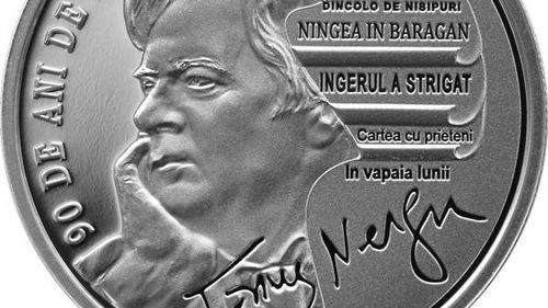 BNR lansează o monedă din argint cu tema 90 de ani de la naşterea lui Fănuş Neagu / Scriitorul a decedat în urmă cu 11 ani