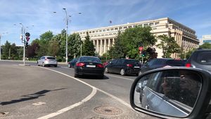 Groapa din Piața Victoriei