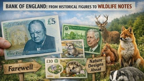 Apar bancnotele cu animale. Banca Angliei renunță la figurile istorice iconice de pe moneda britanică / Schimbare majoră după 50 de ani