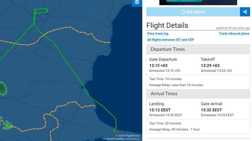 VIDEO Un avion Turkish Airlines de la Instanbul a ratat de două ori aterizarea la București și a ajuns la Sofia