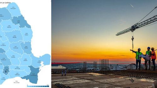 Harta șantierelor din România: aproape 12.000 de proiecte în lucru sau în pregătire, în primele patru luni ale anului. Care sunt cele mai active zone ale țării?