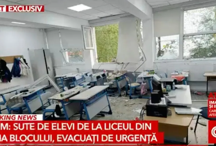 Explozie bloc, liceu Calea Rahovei