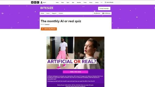 BBC a lansat un quiz lunar prin care îi provoacă pe cititori să diferențieze imaginile reale de cele generate de AI